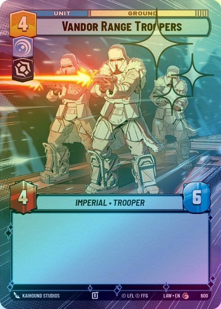 Vandor Range Troopers (Hyperspace Foil) - 600 - Common (Foil)