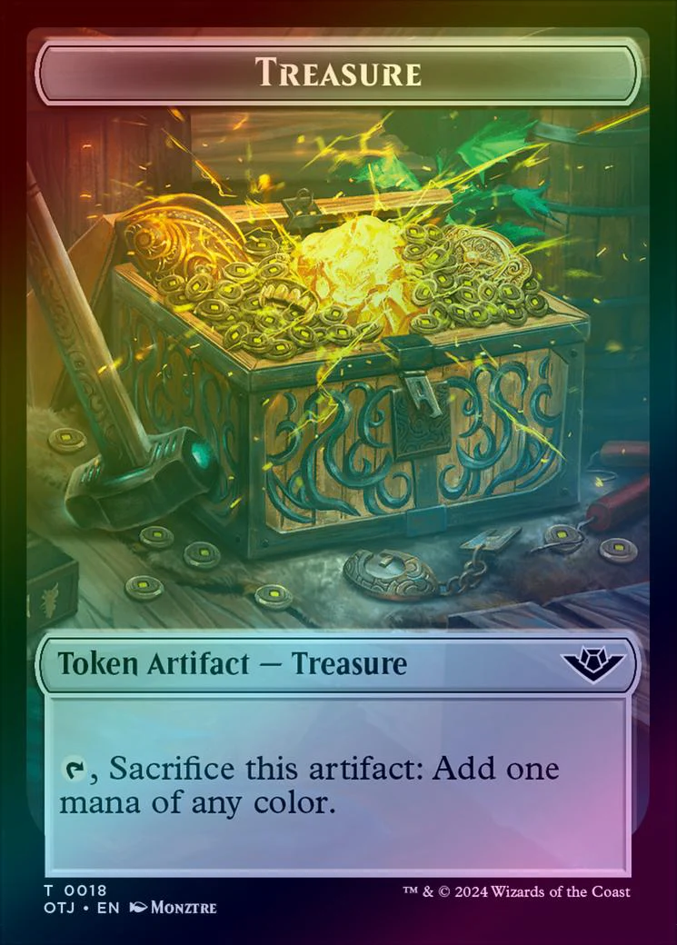 Varmint // Treasure Token (Foil) (TOTJ) - Image 2