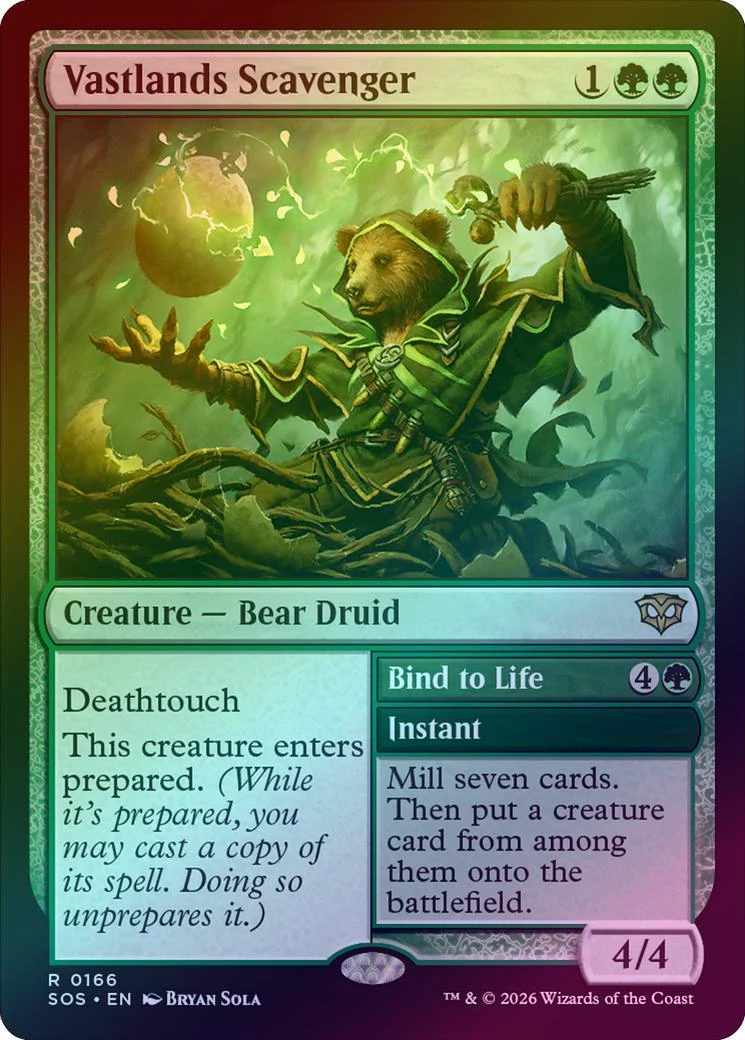 Vastlands Scavenger // Bind to Life (Foil) (SOS)
