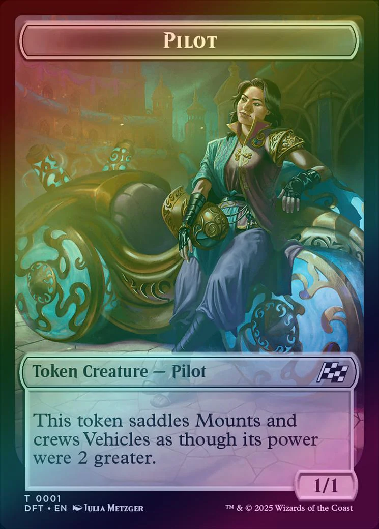 Treasure // Pilot Token (Foil) (TDFT) - Image 2