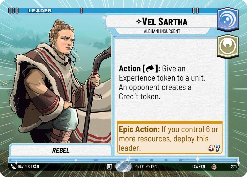 Vel Sartha - Aldhani Insurgent (Hyperspace) - 270 - Common