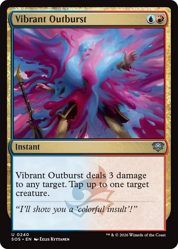 Vibrant Outburst (SOS)