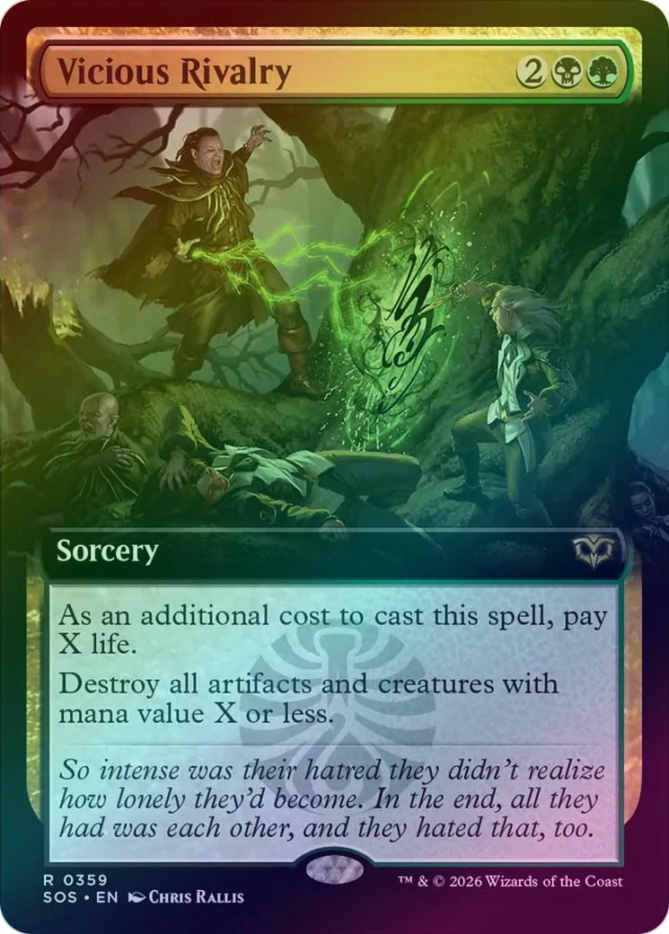 Vicious Rivalry - Extended Art (Foil) (SOS)