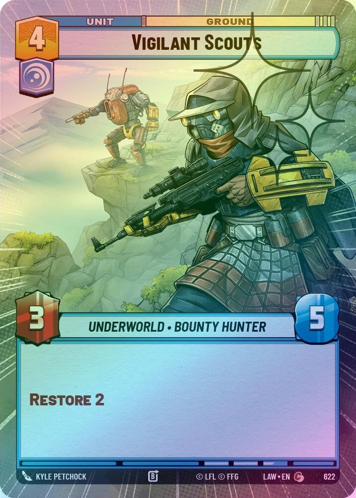 Vigilant Scouts (Hyperspace Foil) - 622 - Common (Foil)