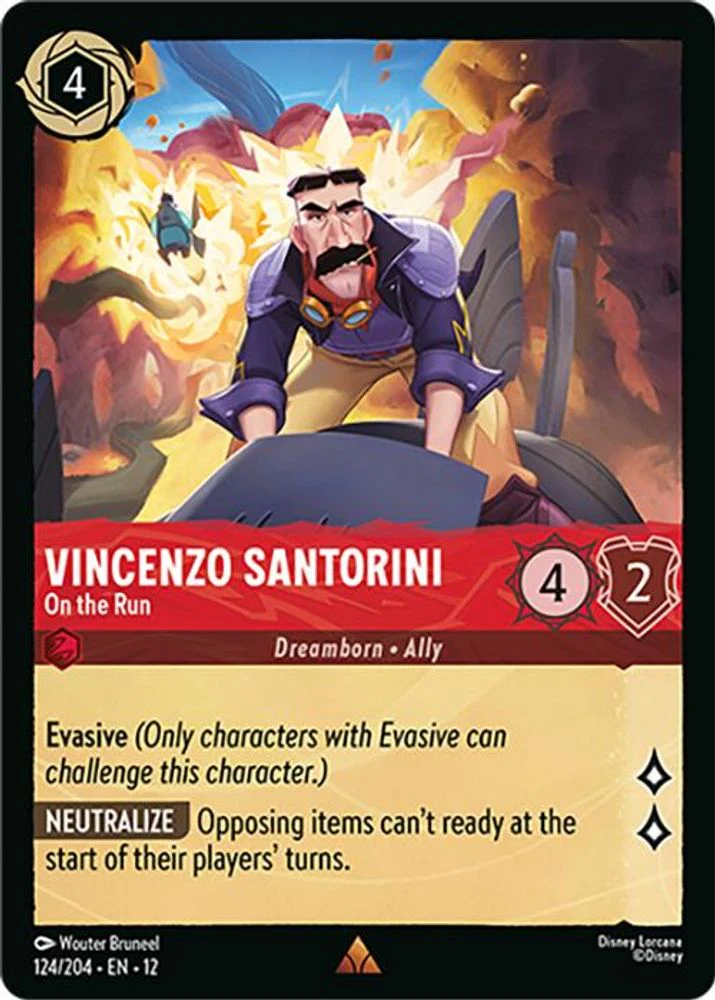 Vincenzo Santorini (On the Run) - 124/204 - Rare