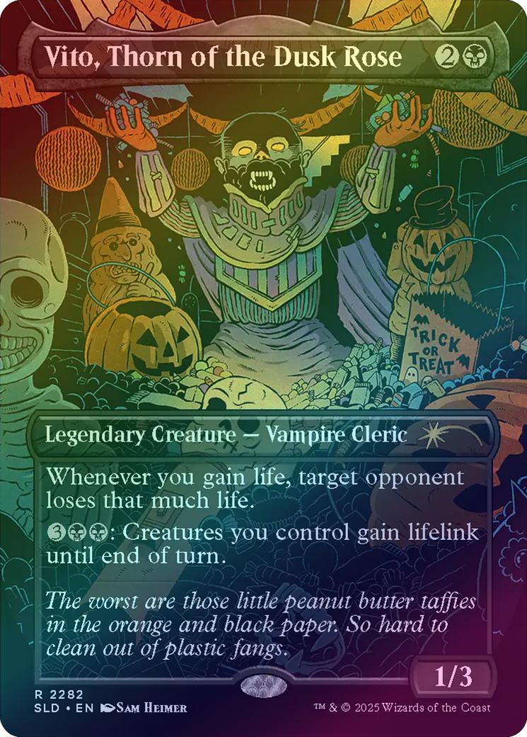 Vito, Thorn of the Dusk Rose - Trick Or Treat (Rainbow Foil) (SLD)