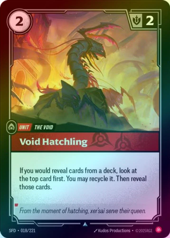 Void Hatchling - 018/221 - Uncommon (Foil)