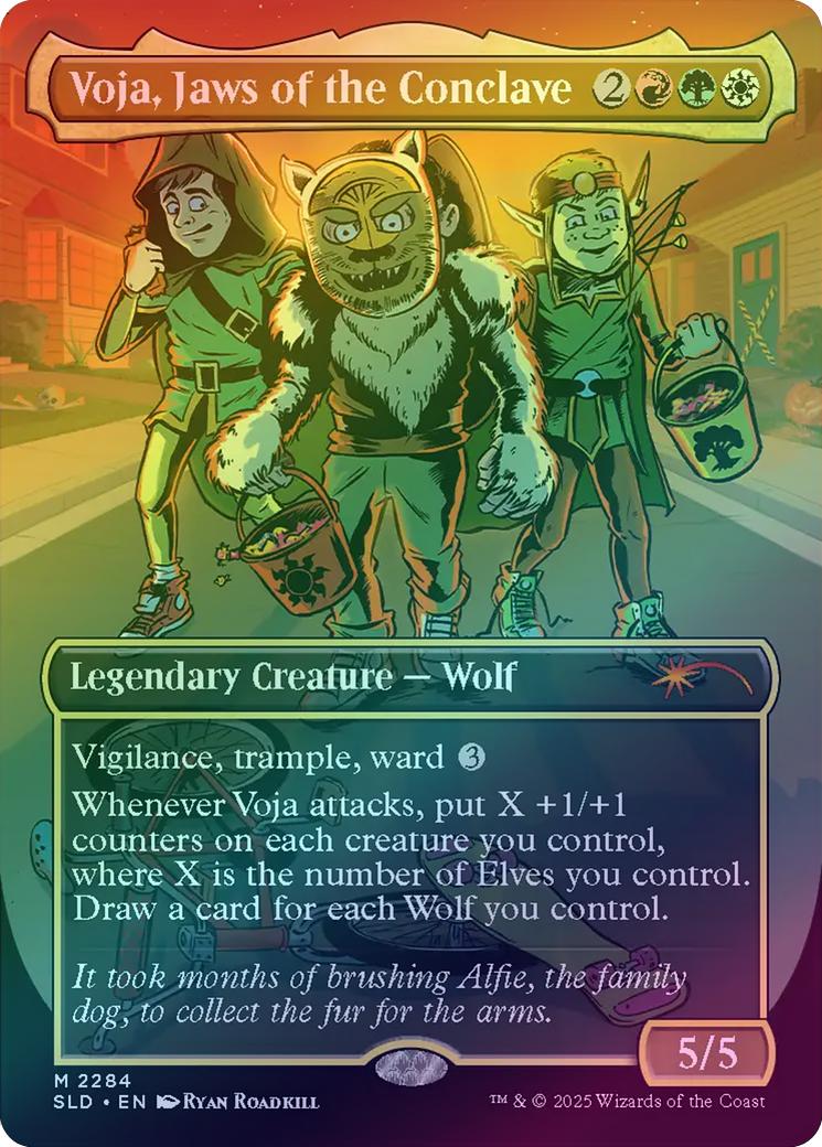 Voja, Jaws of the Conclave - Trick Or Treat (Rainbow Foil) (SLD)