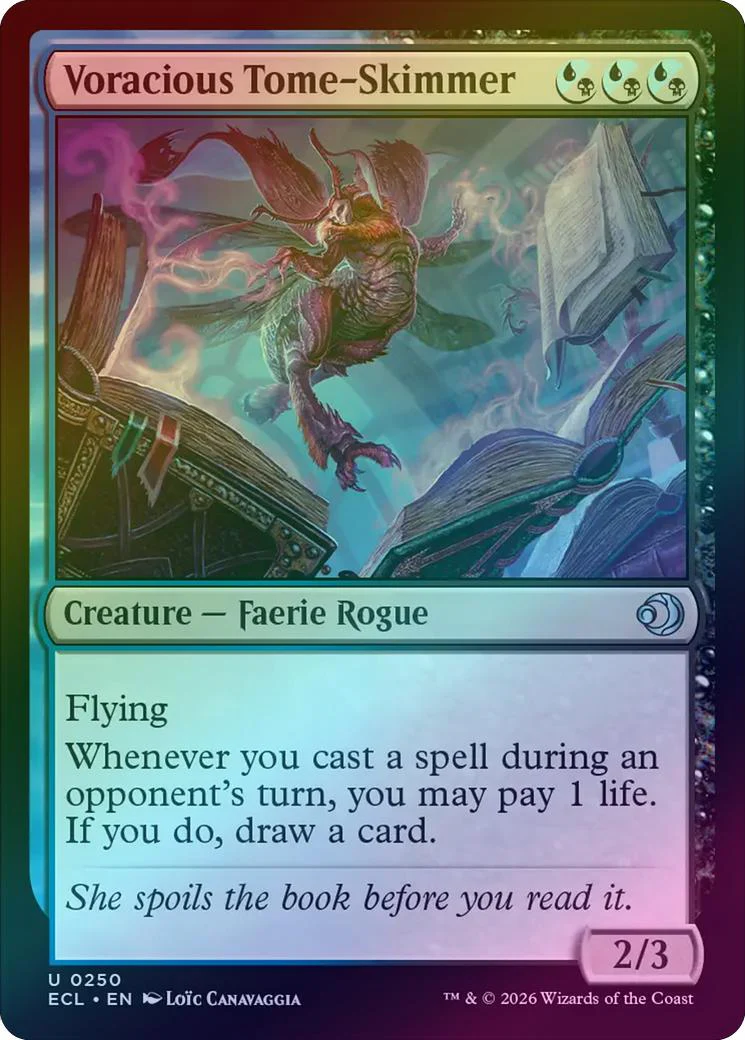 Voracious Tome-Skimmer (Foil) (ECL)