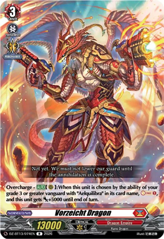 Vorzeicht Dragon - DZ-BT13/074EN - Rare