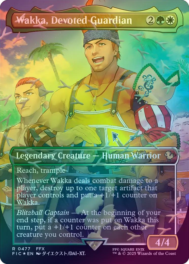 Wakka, Devoted Guardian - Borderless (Chocobo Track Foil) (FIC)