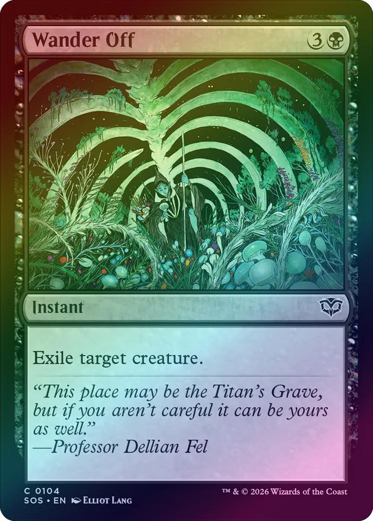 Wander Off (Foil) (SOS)