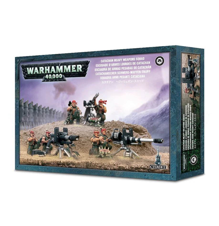 Warhammer 40,000 - Astra Militarum - Catachan Heavy Weapon Squad [99120105014] **