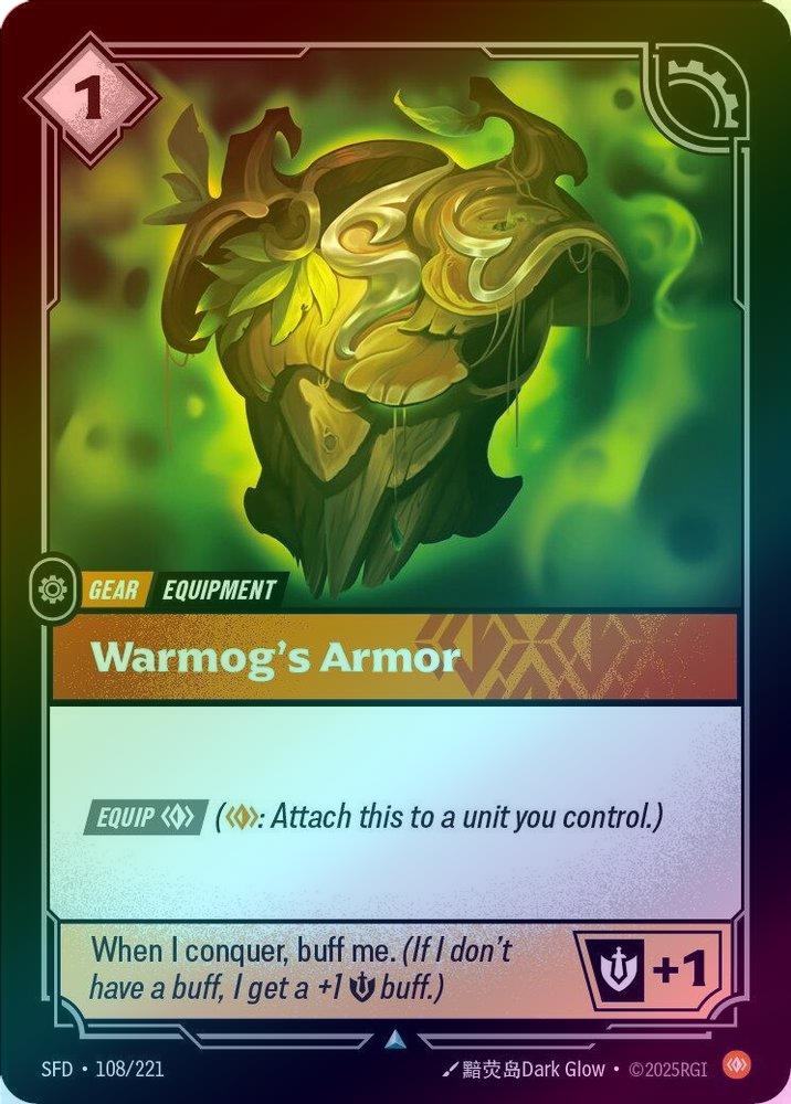 Warmog's Armor - 108/221 - Uncommon (Foil)