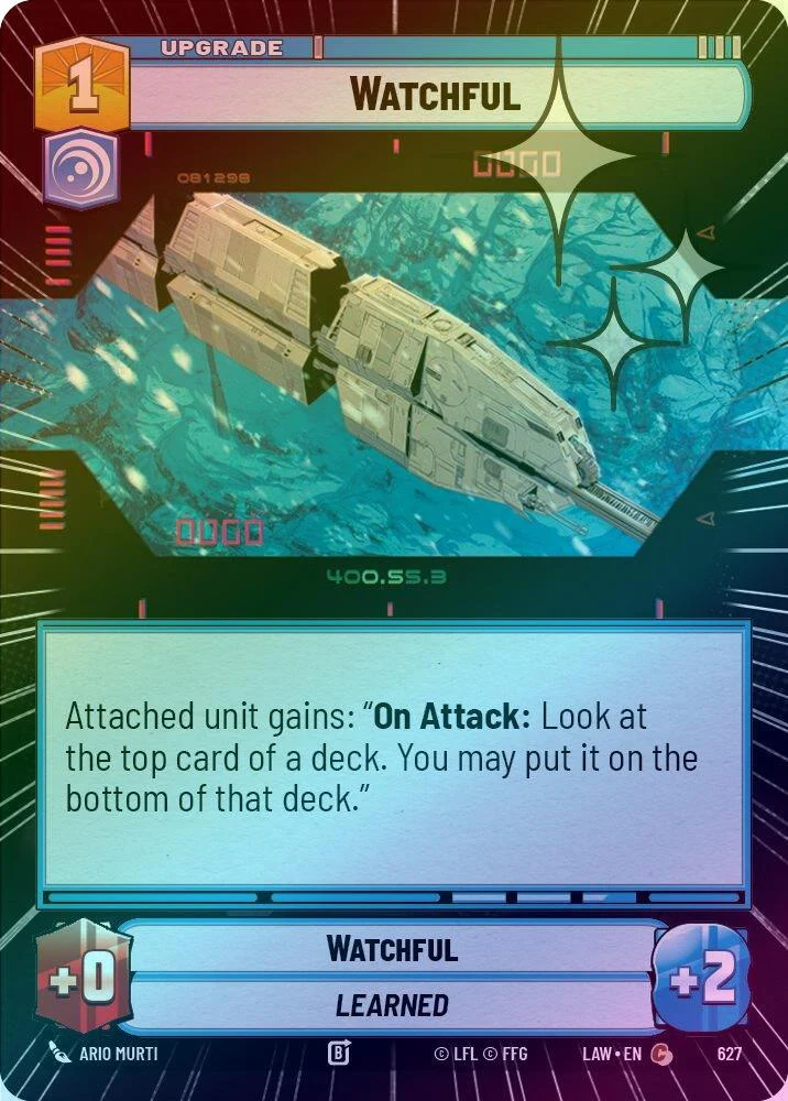 Watchful (Hyperspace Foil) - 627 - Common (Foil)