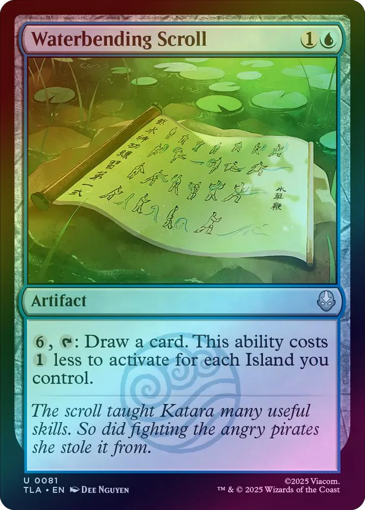 Waterbending Scroll (Foil) (TLA)