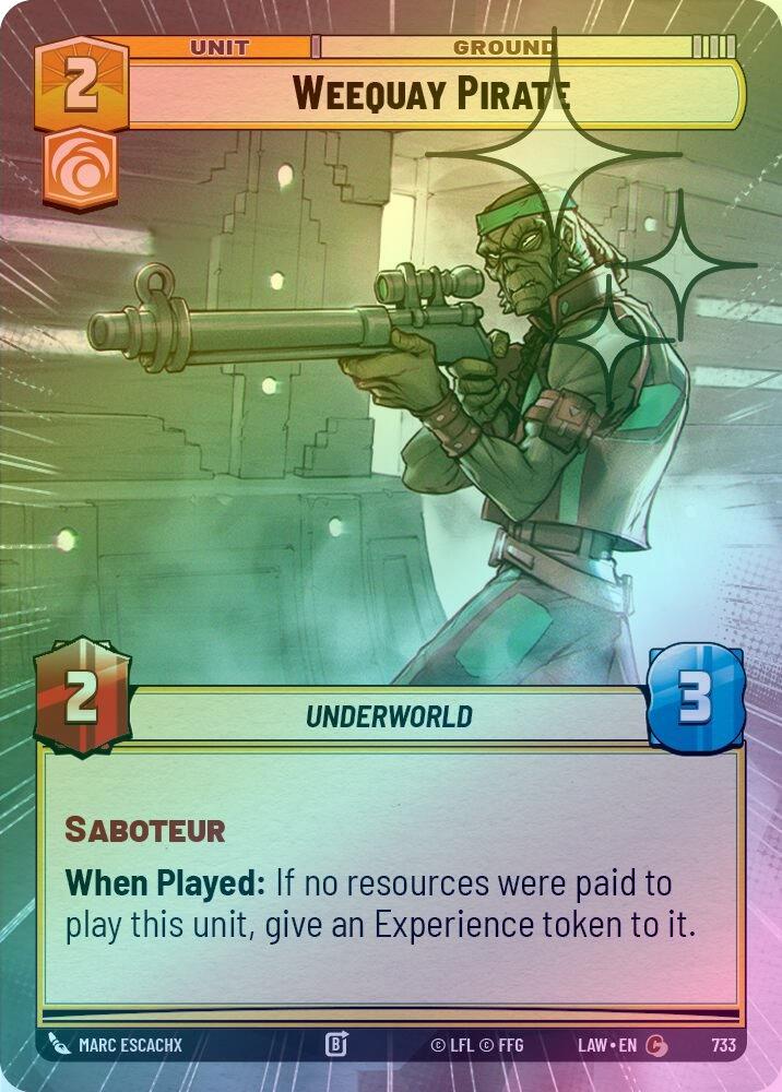 Weequay Pirate (Hyperspace Foil) - 733 - Common (Foil)