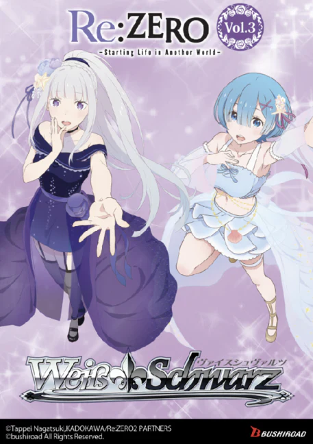 Weiss Schwarz - Re:ZERO -Starting Life in Another World- Vol.3 - Booster Box (Pre-Order)