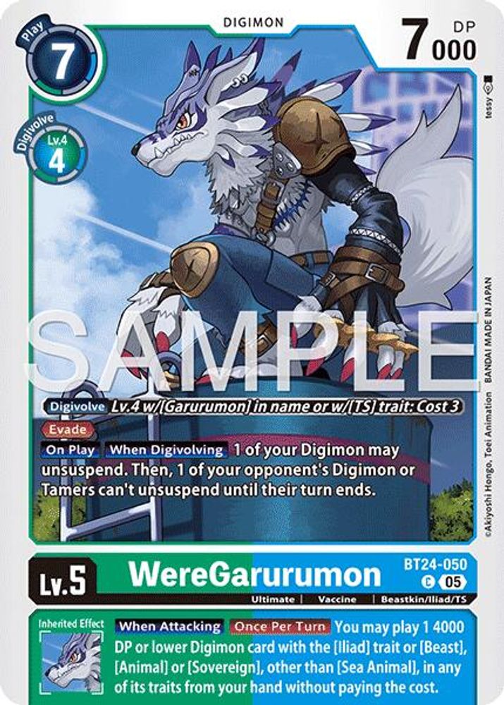 WereGarurumon - BT24-050 - Common