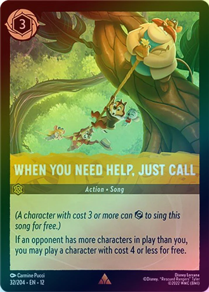 When You Need Help, Just Call - 32/204 - Rare (Foil)