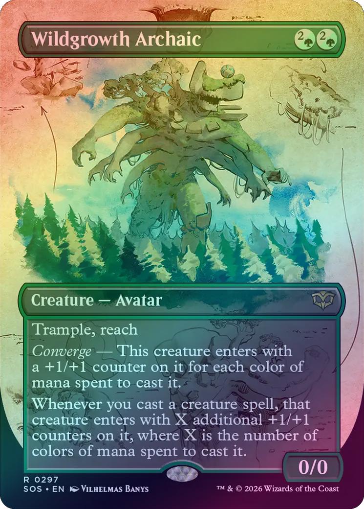 Wildgrowth Archaic - Borderless (Foil) (SOS)
