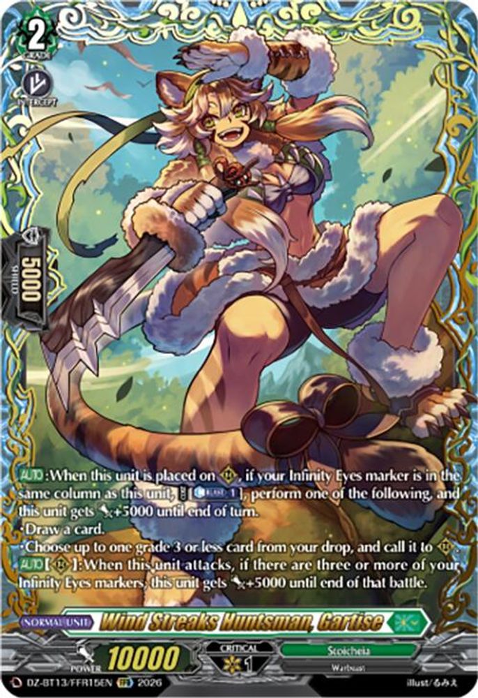 Wind Streaks Huntsman, Gartise (FFR) - DZ-BT13/FFR15EN - Double Frame Rare