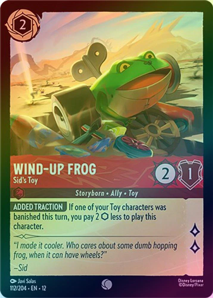 Wind-Up Frog (Sid's Toy) - 112/204 - Common (Foil)