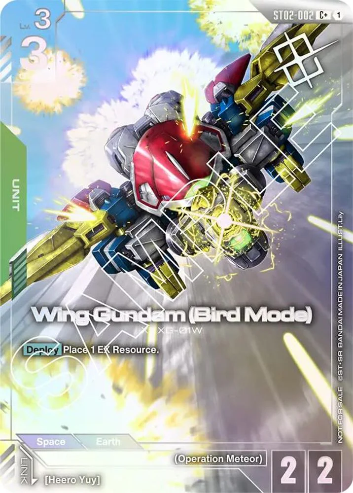 Wing Gundam (Bird Mode) (Store Tournament Winner Pack 01) - ST02-002 - Common+