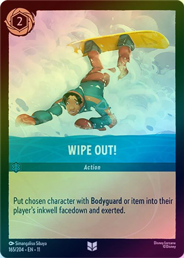 Wipe Out! - 165/204 - Uncommon (Foil)