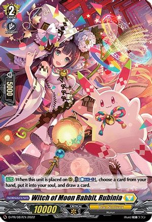 Witch of Moon Rabbit, Rubinia (D-PR/087EN) (Foil) - D-PR/087EN - Promo