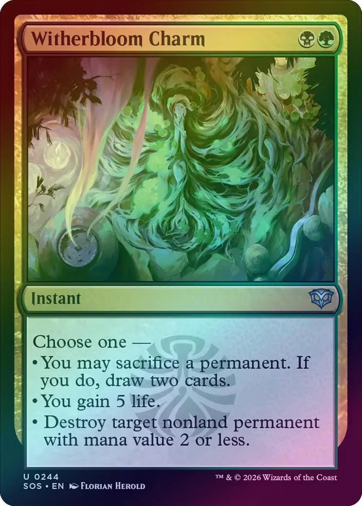 Witherbloom Charm (Foil) (SOS)