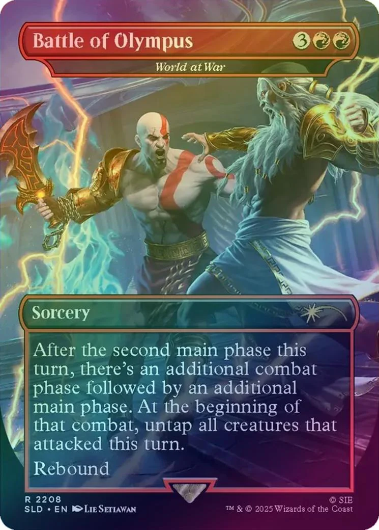 Battle of Olympus // World at War - God Of War: Greek (Rainbow Foil) (SLD)