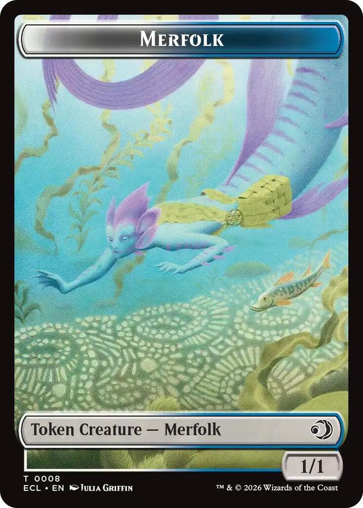 Shapeshifter // Merfolk Token (Foil) (TECL) - Image 2