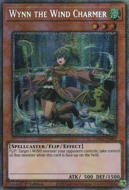 Wynn the Wind Charmer - CH02-EN003 - Starlight Rare - 1st Edition