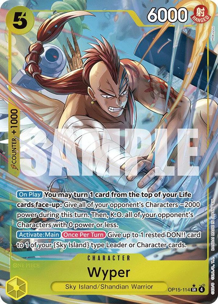 Wyper (Alternate Art) - OP15-114 - Super Rare