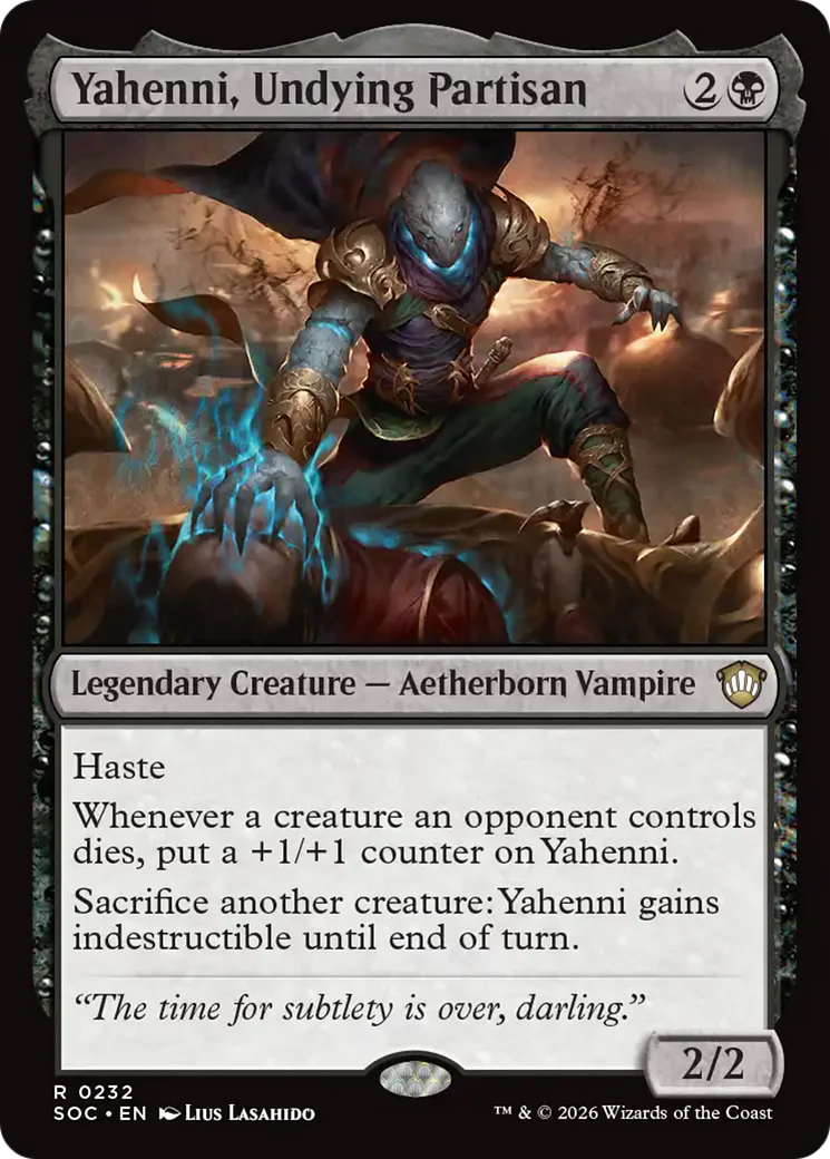 Yahenni, Undying Partisan (SOC)