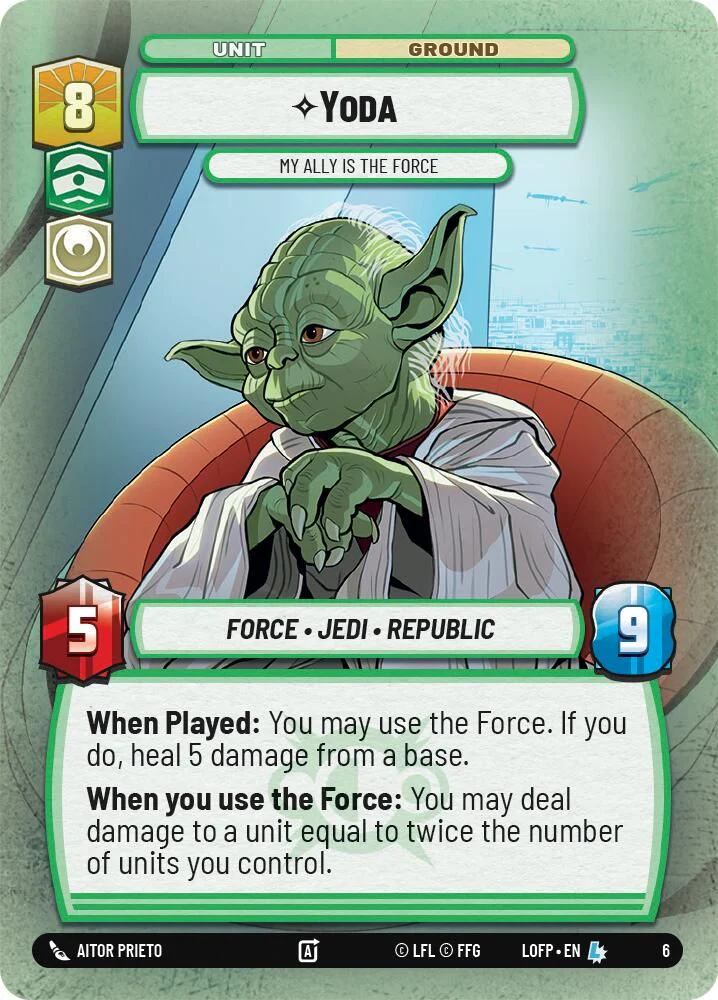 Yoda - My Ally is the Force - 6 - Legendary