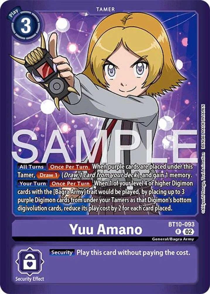 Yuu Amano - BT10-093 - (LM07 Reprint) - Rare