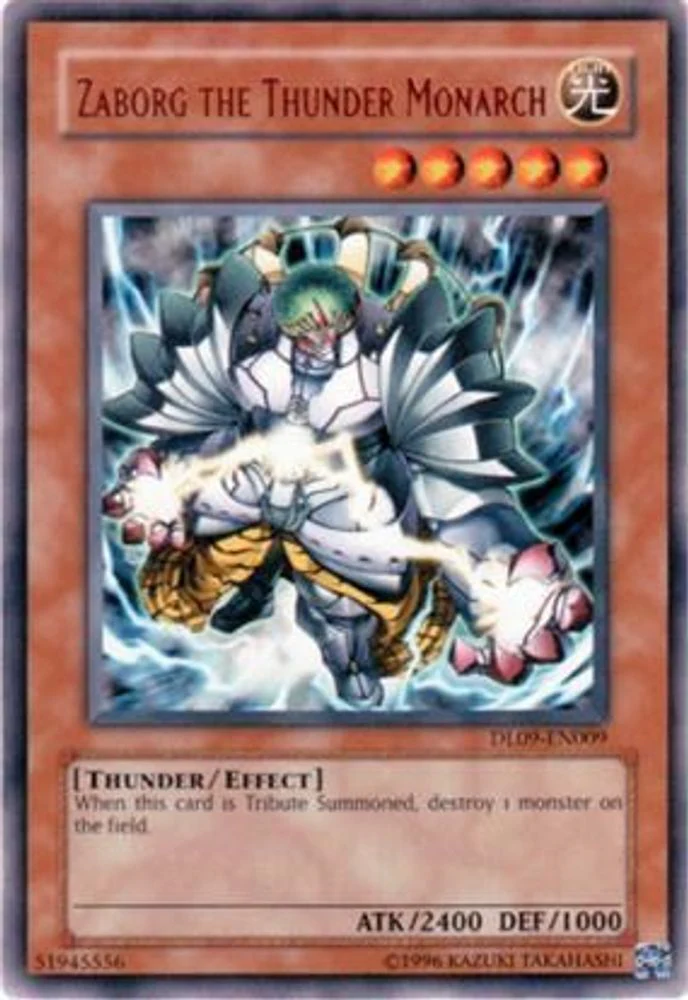 Zaborg the Thunder Monarch (Blue) - DL09-EN009 - Rare