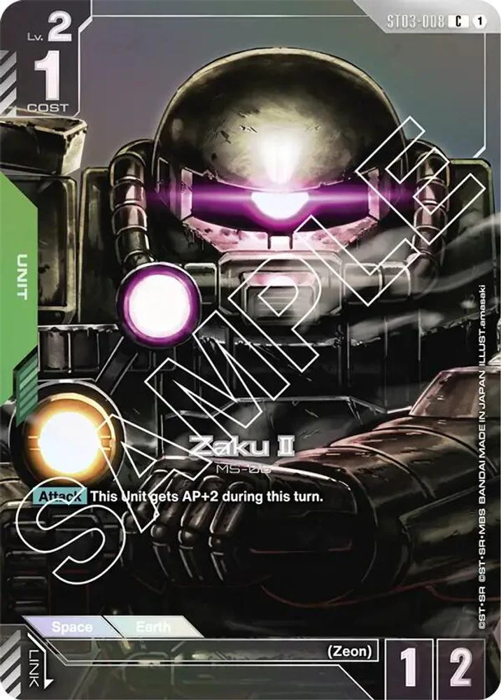 Zaku II (Premium Card Collection) - ST03-008 - Common