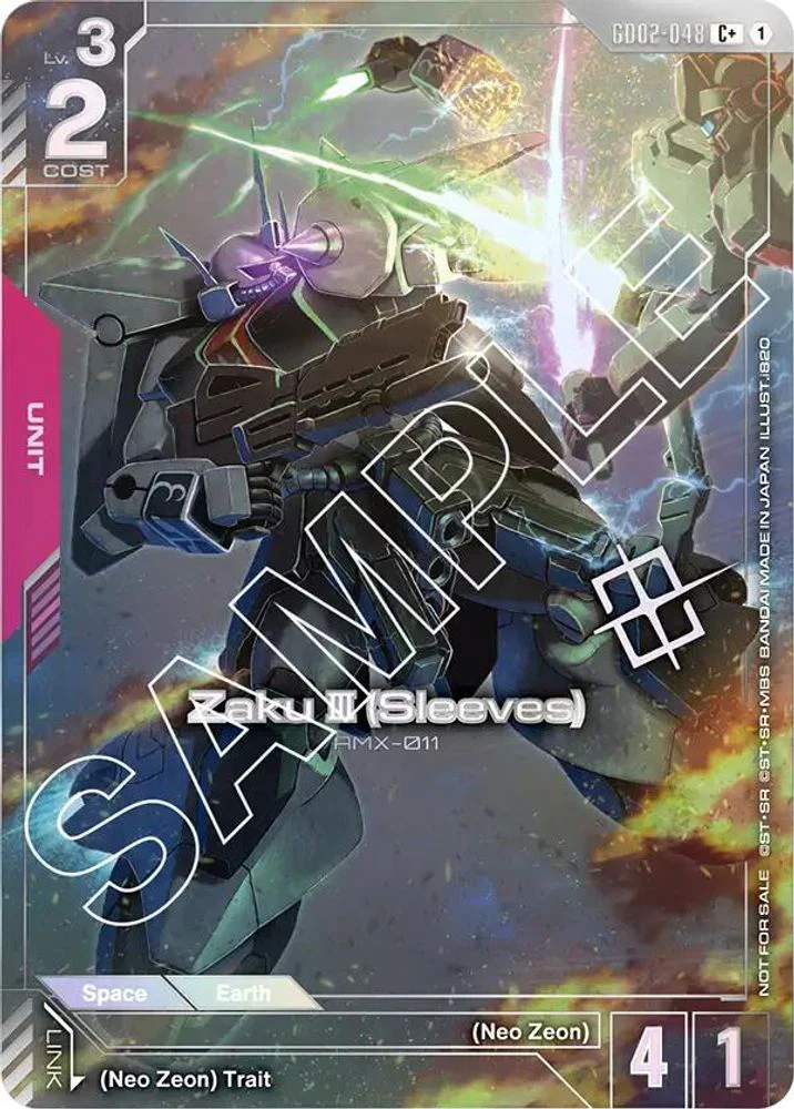 Zaku III (Sleeves) (Store Tournament Winner Pack 02) - GD02-048 - Common+