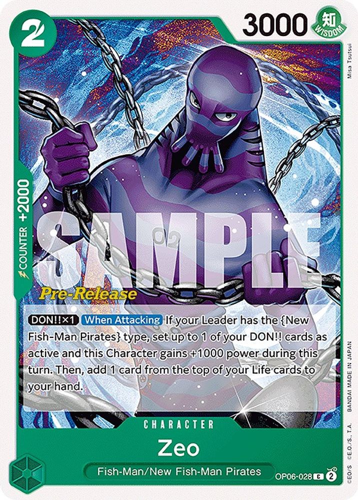 Zeo (Pre-Release) - OP06-028 - Common