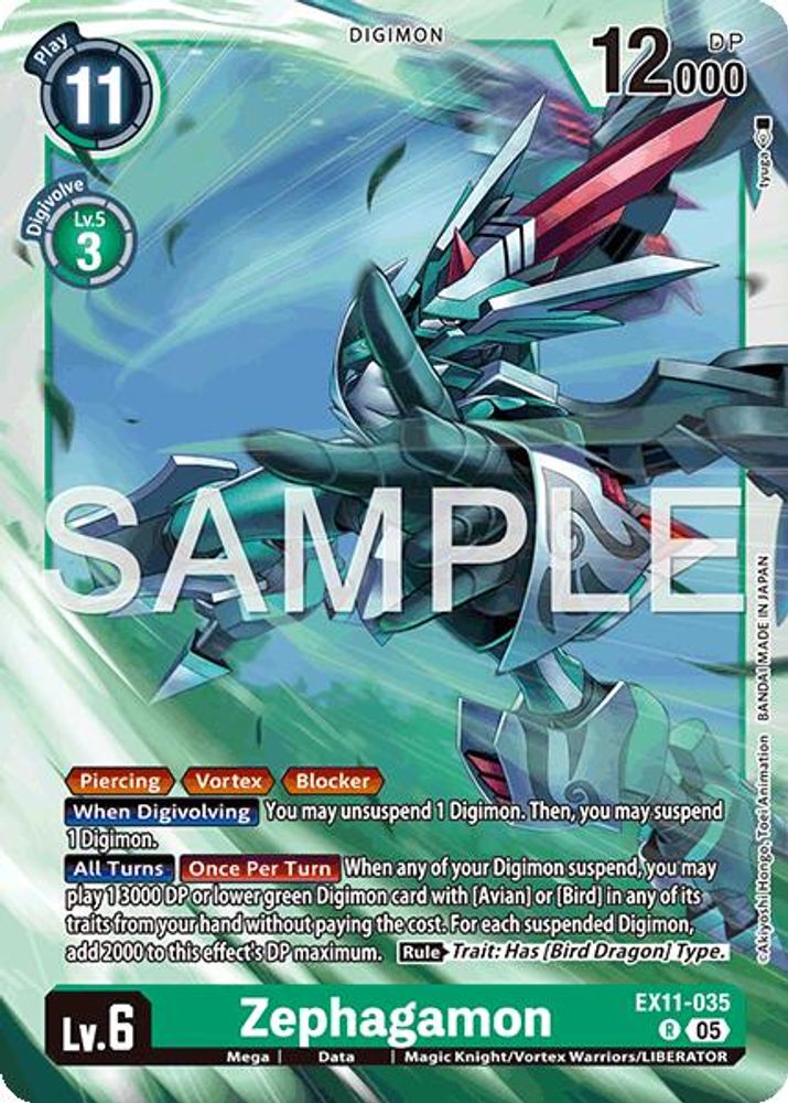 Zephagamon - EX11-035 - Rare