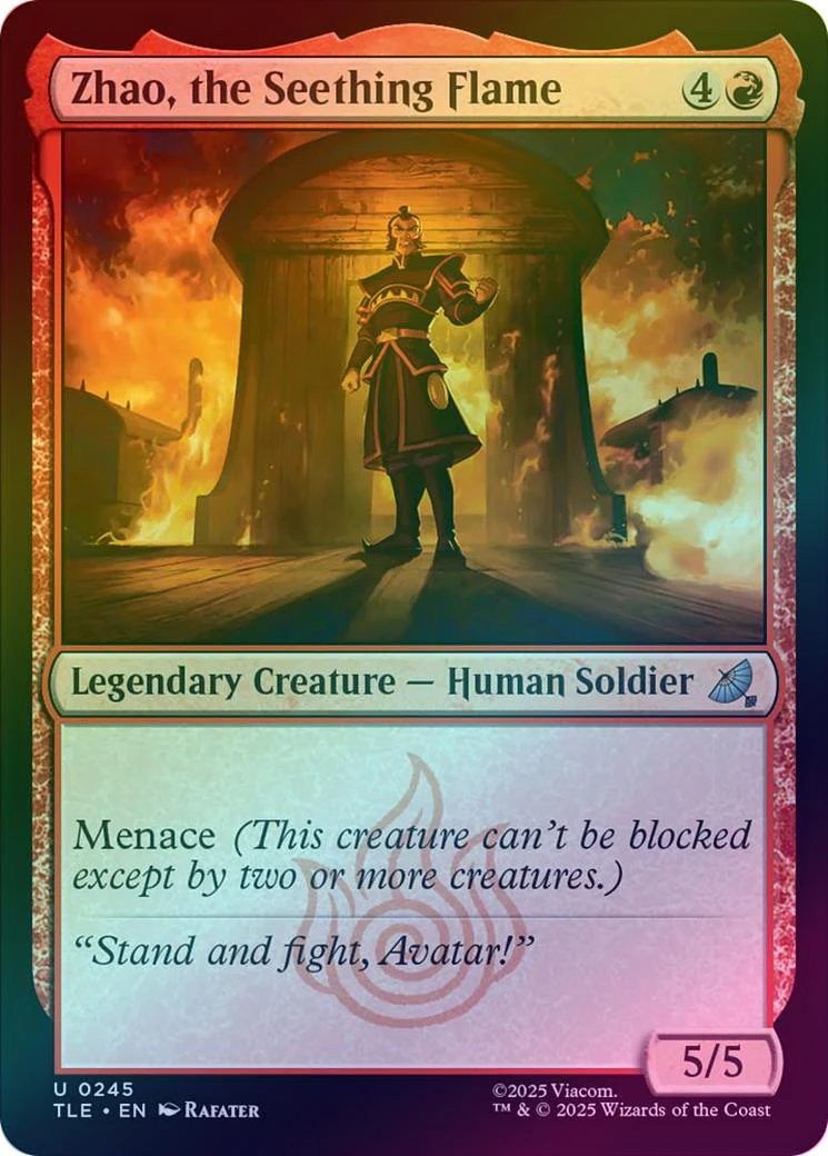 Zhao, the Seething Flame (Foil) (TLE)
