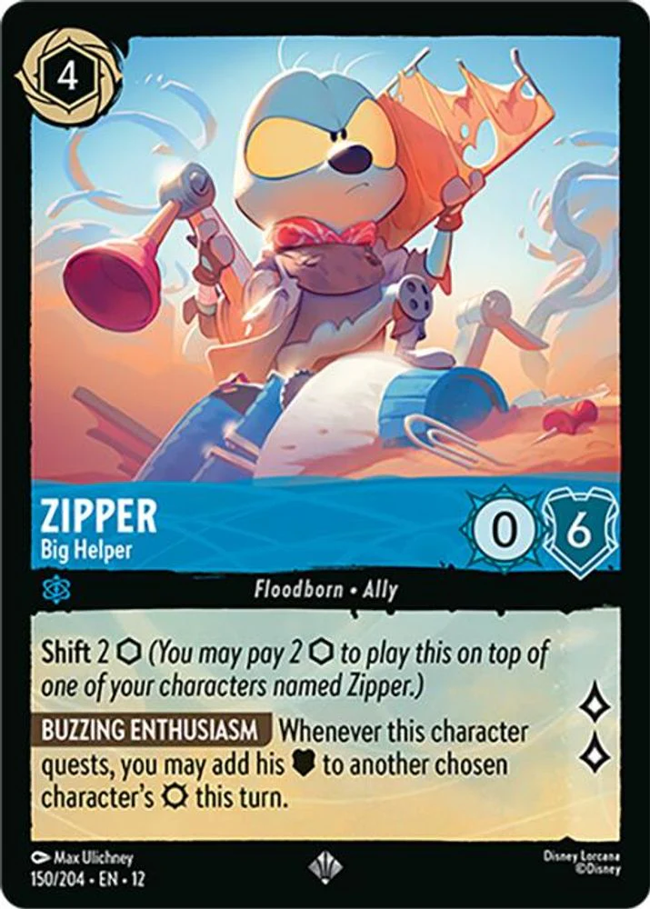 Zipper (Big Helper) - 150/204 - Super Rare