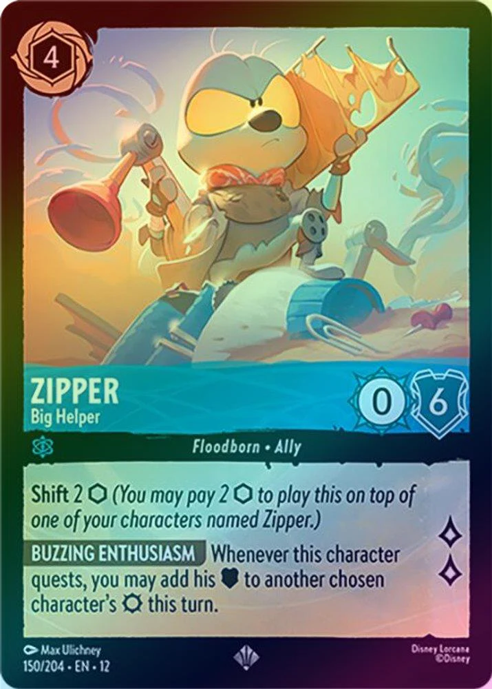Zipper (Big Helper) - 150/204 - Super Rare (Foil)