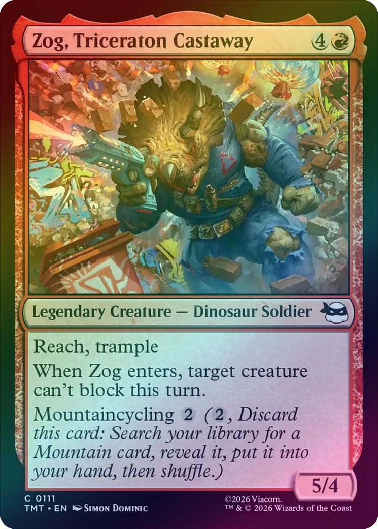 Zog, Triceraton Castaway (Foil) (TMT)