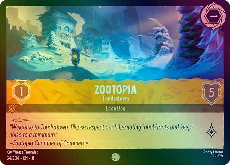 Zootopia - 34/204 - Common (Foil)