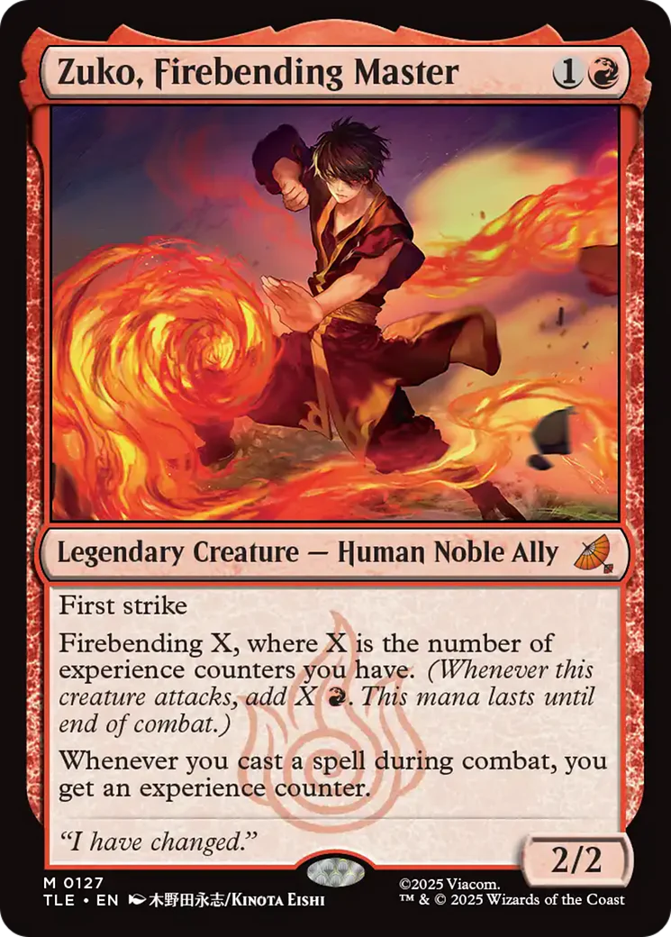Zuko, Firebending Master (TLE)